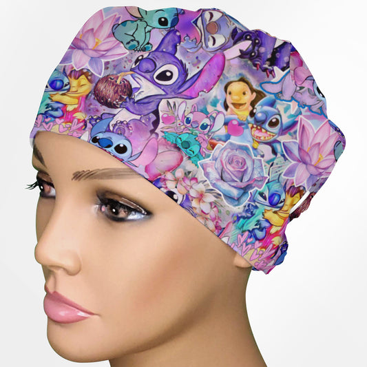 Aloha Alien Low-Tie Surgeon Scrub Cap