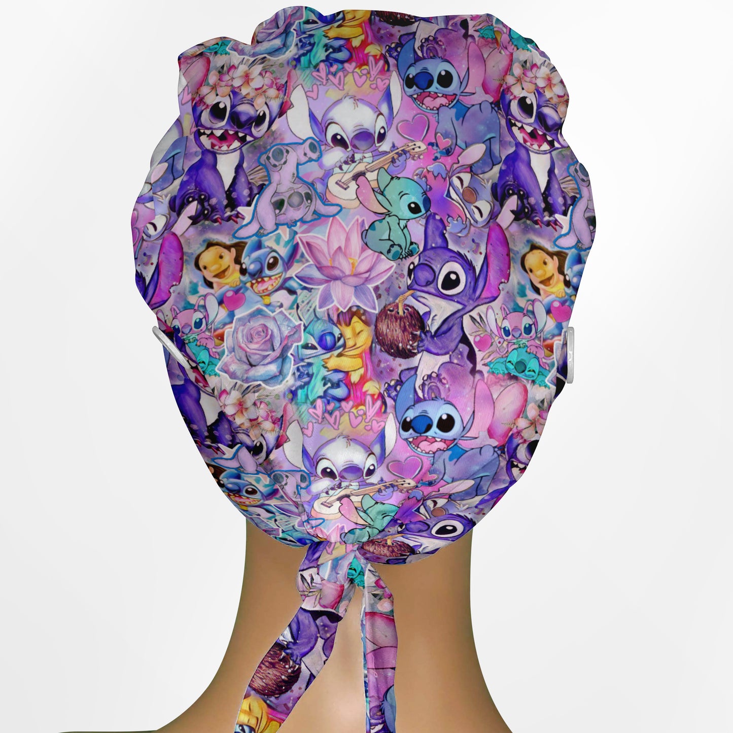 Aloha Alien Low-Tie Surgeon Scrub Cap