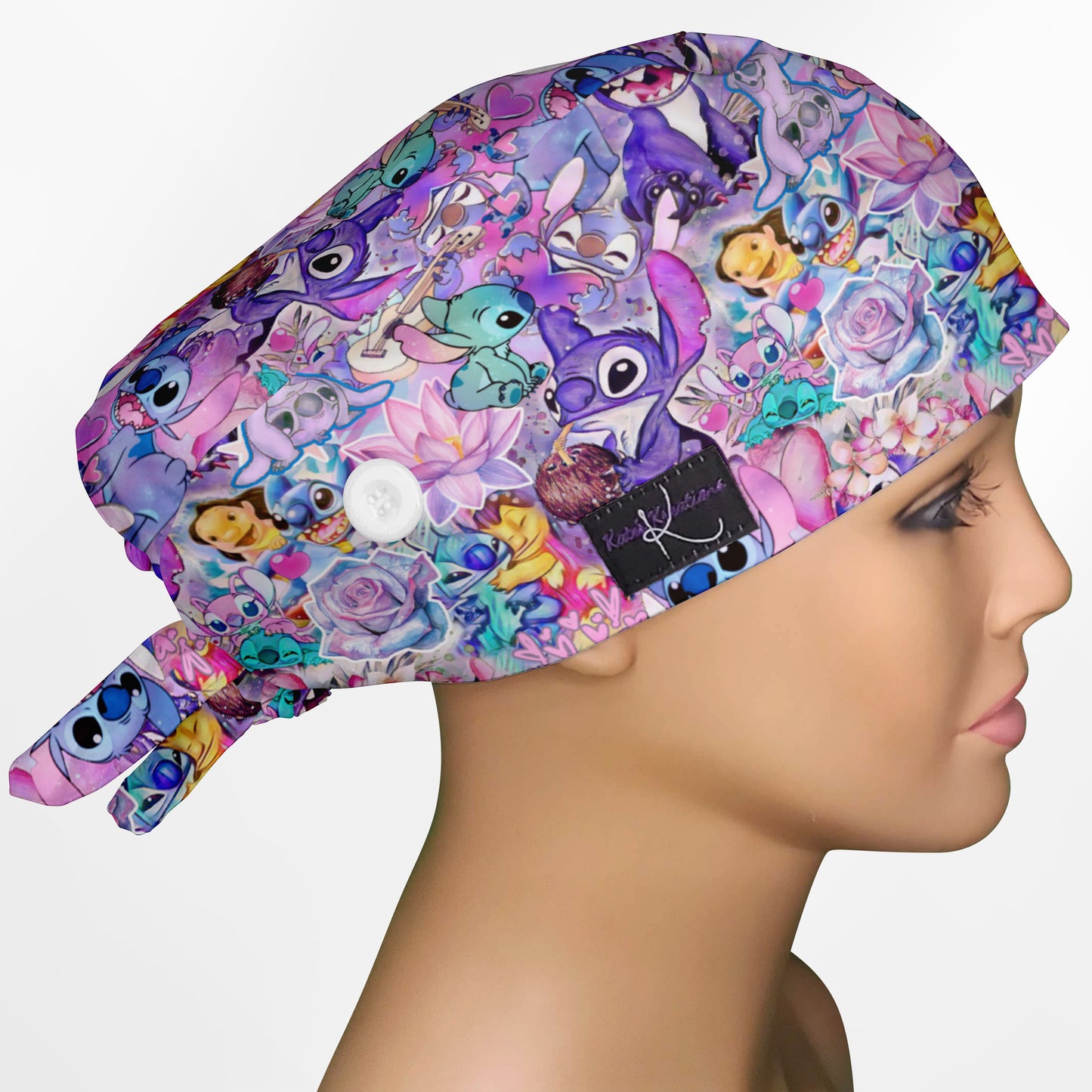 Aloha Alien Low-Tie Surgeon Scrub Cap