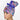 Aloha Alien High Bun Ponytail Scrub Cap