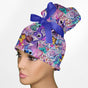 Aloha Alien High Bun Ponytail Scrub Cap