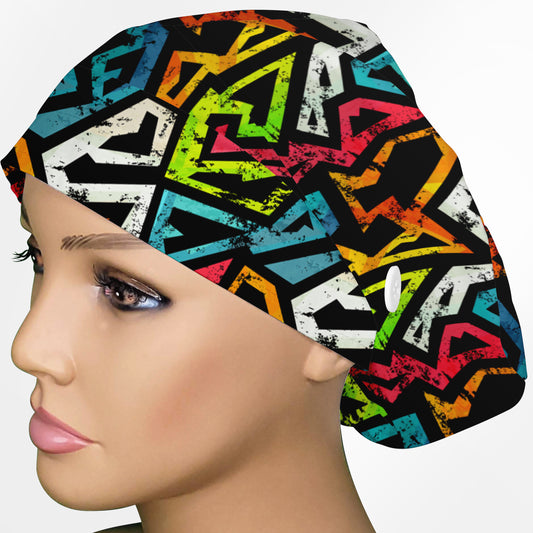 Street Art Euro Scrub Cap
