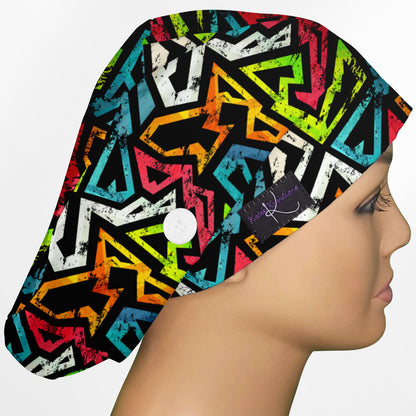 Street Art Euro Scrub Cap