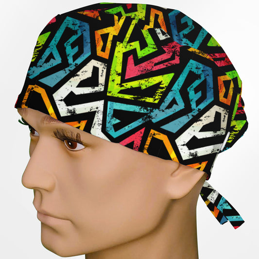 Street Art Surgeon Scrub Cap