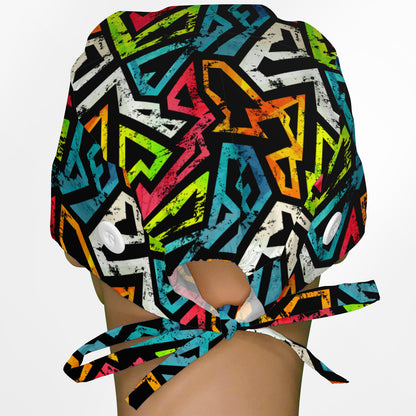 Street Art Surgeon Scrub Cap