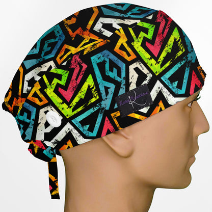 Street Art Surgeon Scrub Cap