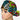 Street Art Ponytail Scrub Cap