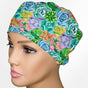 Succulents Low-Tie Surgeon Scrub Cap