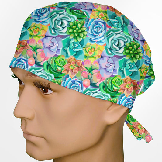 Succulents Surgeon Scrub Cap
