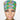 Succulents Ponytail Scrub Cap