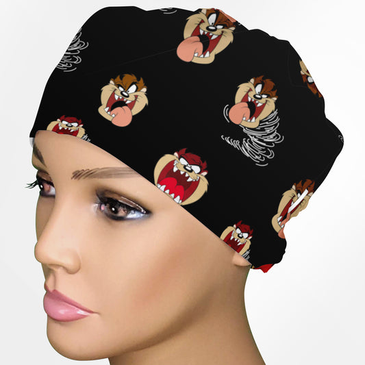 Furry Spin Low-Tie Surgeon Scrub Cap
