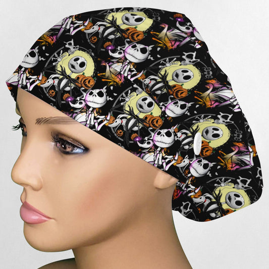 Fright Before Christmas Euro Scrub Cap