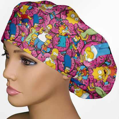 The Simpsons Bouffant Scrub Cap