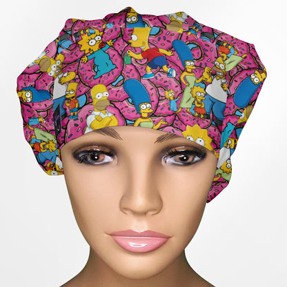 The Simpsons Bouffant Scrub Cap
