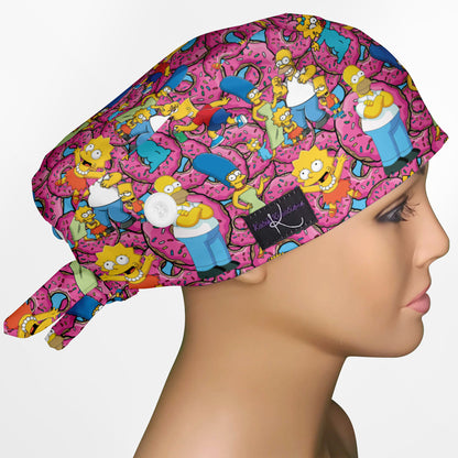 The Simpsons Low-Tie Surgeon Scrub Cap