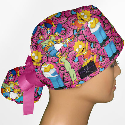 The Simpsons Ponytail Scrub Cap