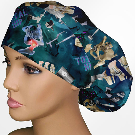 Total Knees And Hips Bouffant Scrub Cap
