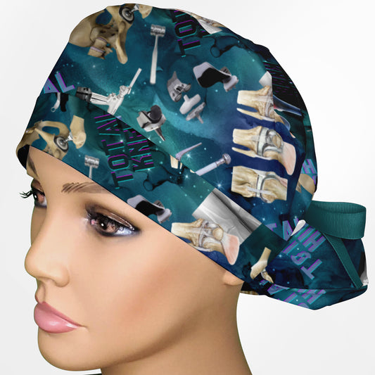 Total Knees And Hips Ponytail Scrub Cap