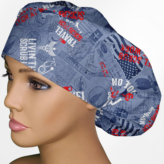 Travel Tech Bouffant Scrub Cap