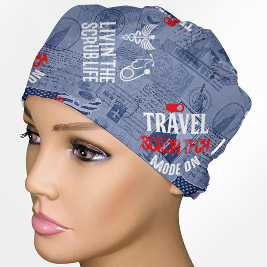 Travel Tech Low-Tie Surgeon Scrub Cap