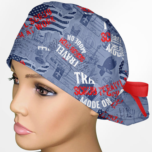 Travel Tech Ponytail Scrub Cap