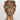 Turquoise and Tan Fall Pumpkins Low-Tie Surgeon Scrub Cap