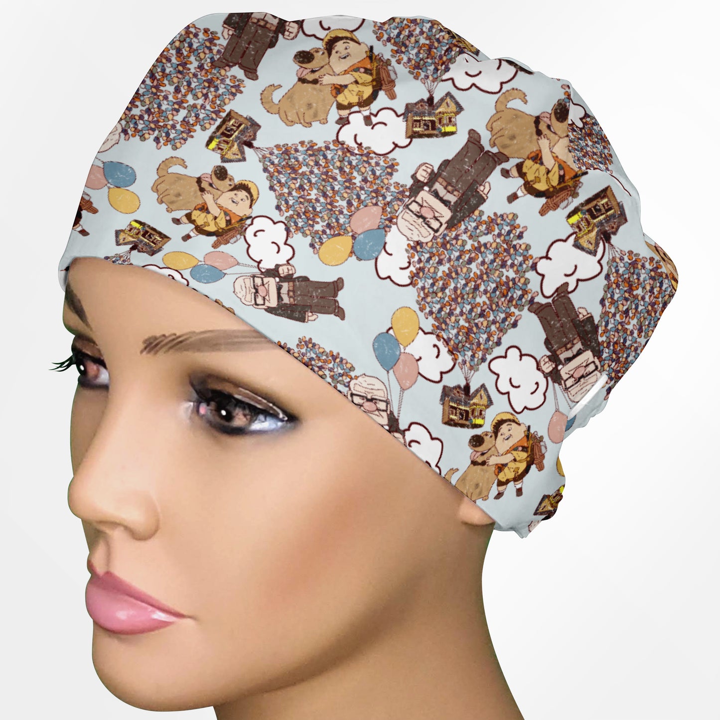 Adventure Awaits Low-Tie Surgeon Scrub Cap
