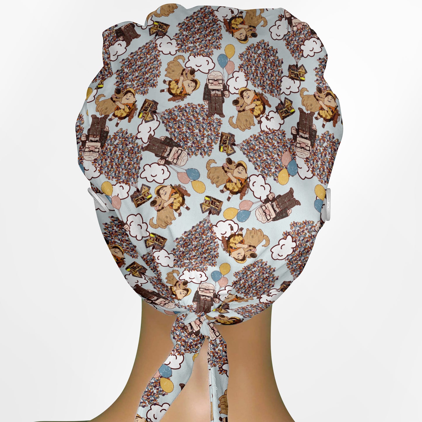 Adventure Awaits Low-Tie Surgeon Scrub Cap