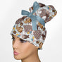 Adventure Awaits High Bun Ponytail Scrub Cap