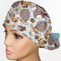 Adventure Awaits Ponytail Scrub Cap