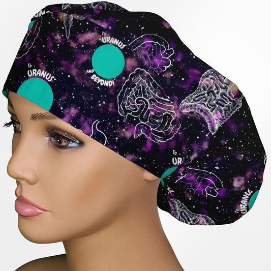 Uranus And Beyond Bouffant Scrub Cap