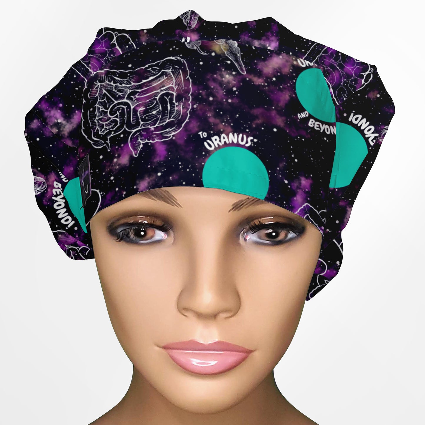 Uranus And Beyond Bouffant Scrub Cap