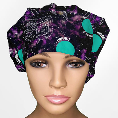 Uranus And Beyond Bouffant Scrub Cap