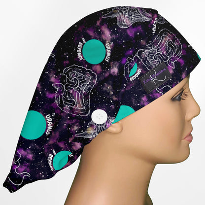 Uranus And Beyond Bouffant Scrub Cap
