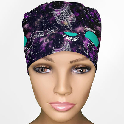 Uranus And Beyond Ponytail Scrub Cap