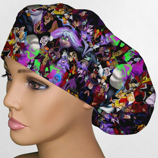 Villains Bouffant Scrub Cap