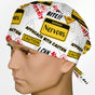 Warning Surgeon Scrub Cap