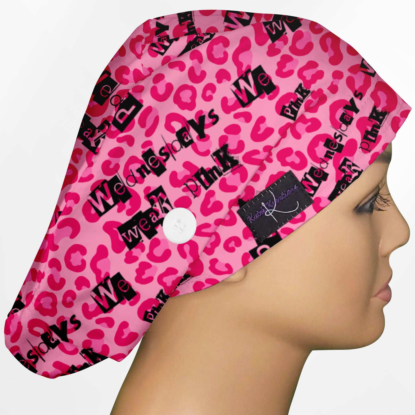 Wednesdays We Wear Pink Euro Scrub Cap