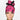Wednesdays We Wear Pink High Bun Ponytail Scrub Cap