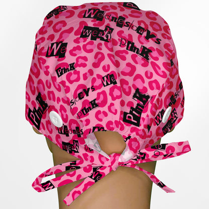 Wednesdays We Wear Pink Surgeon Scrub Cap