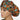 Western Brown Bouffant Scrub Cap