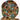 Western Brown Bouffant Scrub Cap