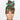 Western Brown High Bun Ponytail Scrub Cap