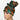 Western Fall High Bun Ponytail Scrub Cap