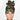 Western Fall High Bun Ponytail Scrub Cap
