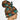 Western Fall High Bun Ponytail Scrub Cap