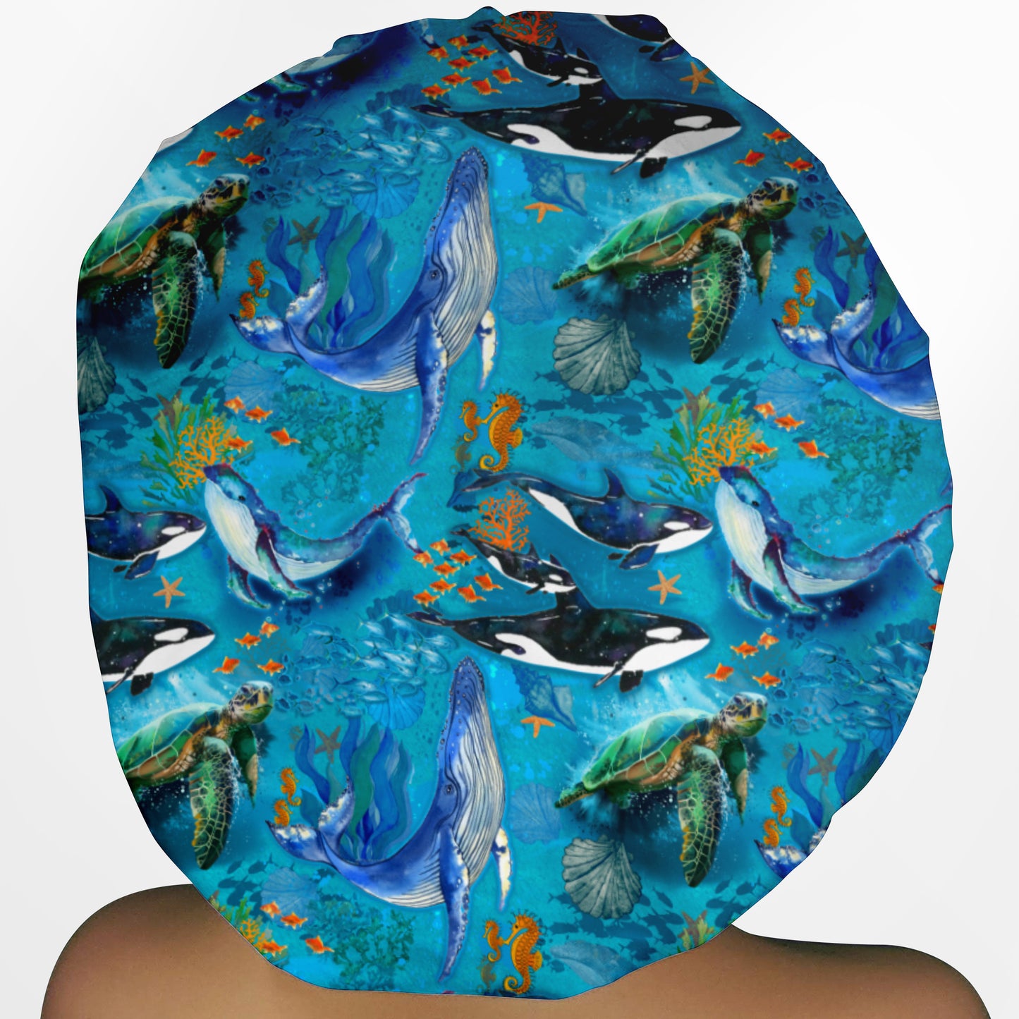 Whales Bouffant Scrub Cap