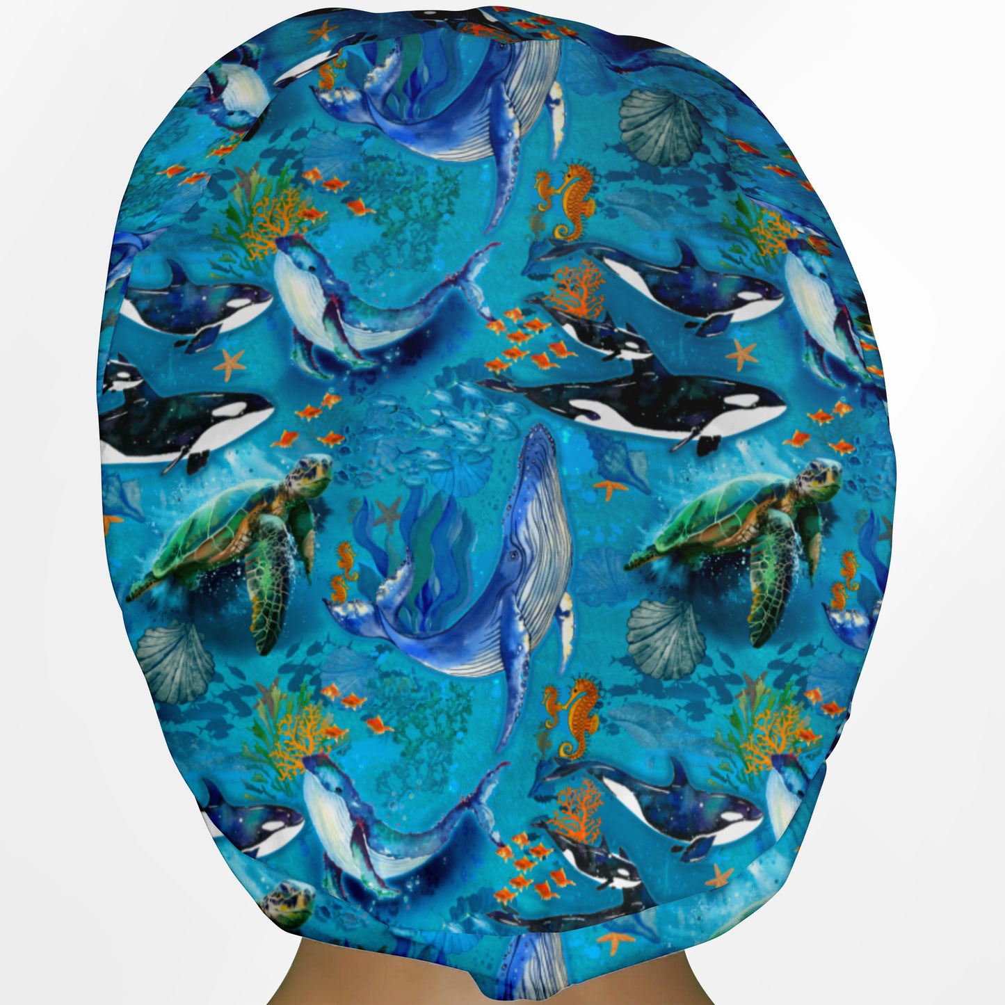 Whales Euro Scrub Cap