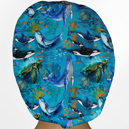 Whales Euro Scrub Cap