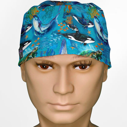 Whales Surgeon Scrub Cap